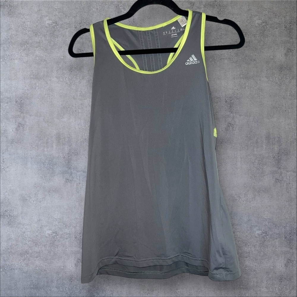 Adidas Gray Tank Top Athletic Style
